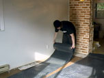 installing laminate  floors